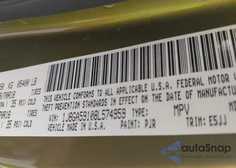 2008 Jeep Wrangler Unlimited Sahara из США, поврежденный, VIN 1J8GA59108L574959